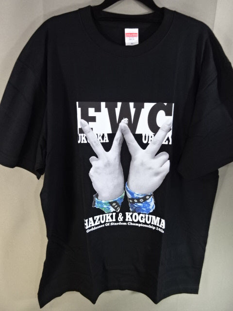 FWC(葉月&コグマ) Tシャツ②(ブラック)