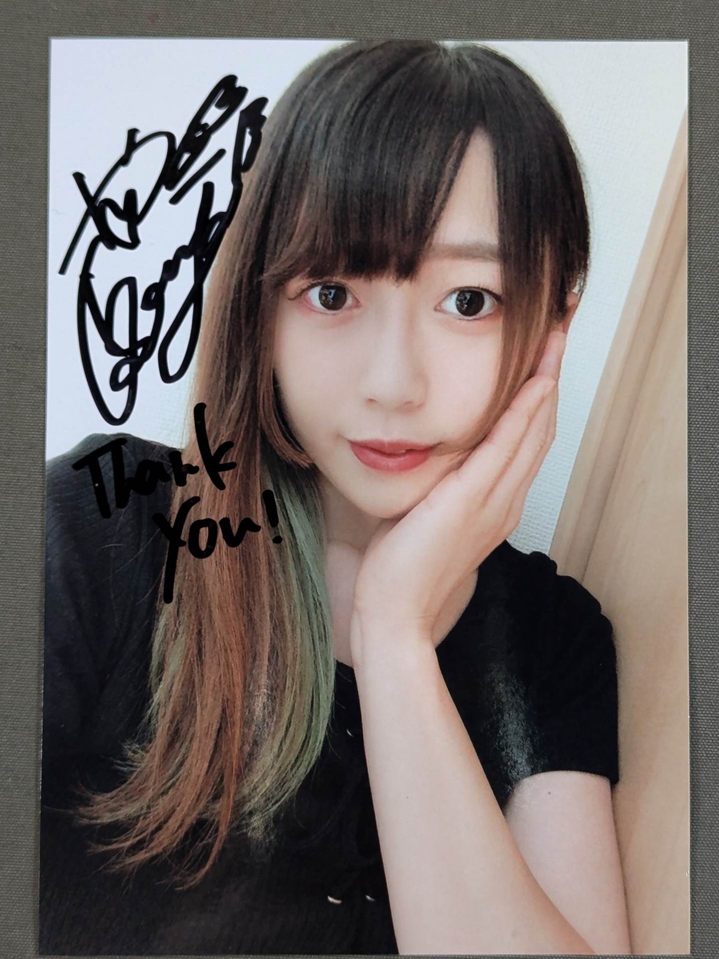 Saya Kamitani hand signed autograph photo (A-7)