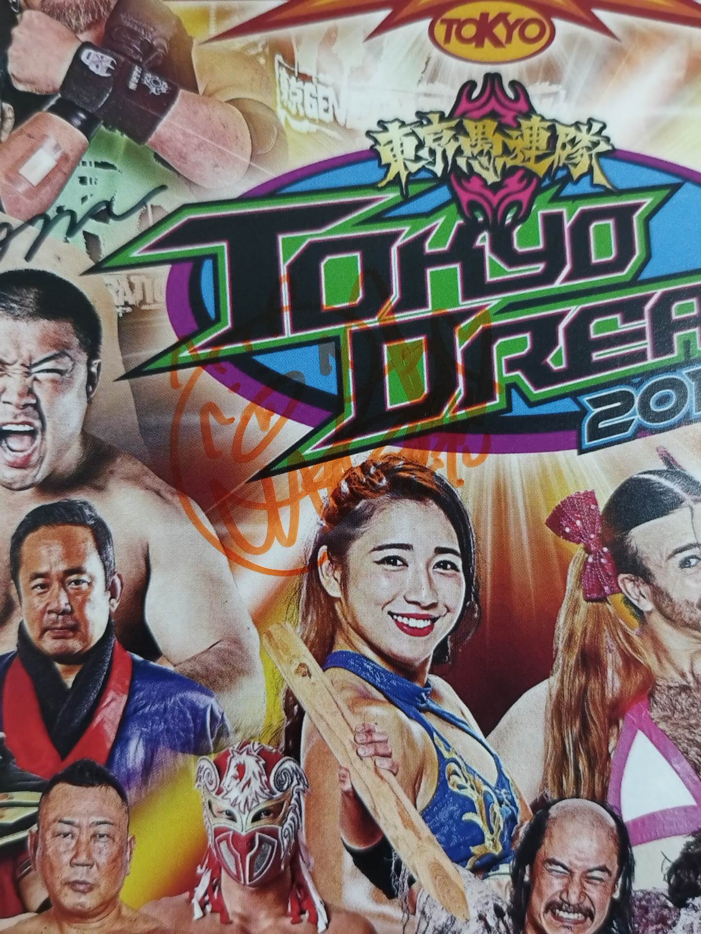 【5名直筆サイン入り】TOKYO DREAM 2018 東京愚連隊 OFFICIAL GUIDE BOOK