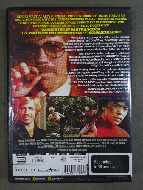 ★CHUCK NORRIS★ SLAUGHTER IN SAN FRANCISCO