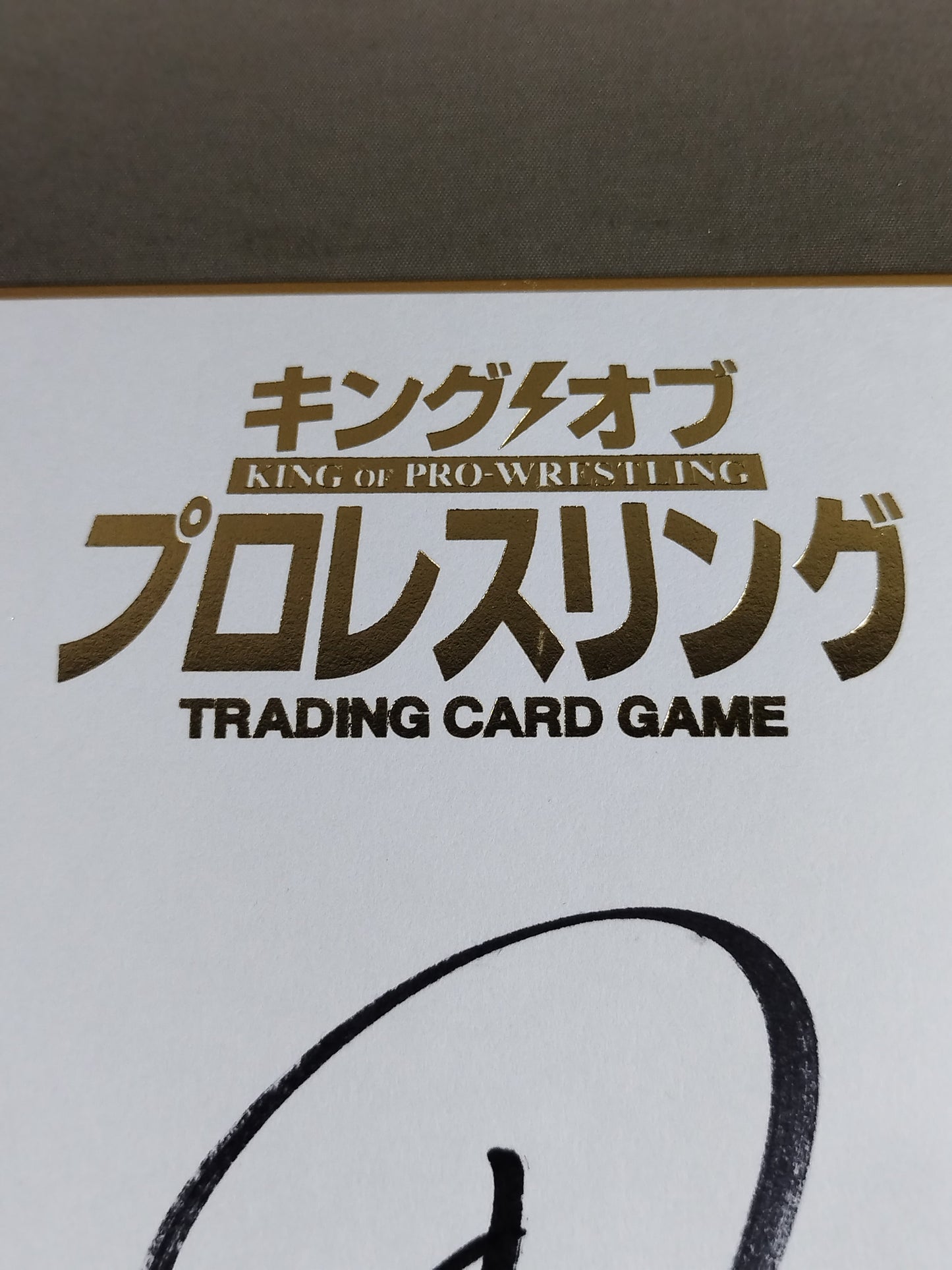 田口隆祐(キングオブプロレスリング専用色紙)