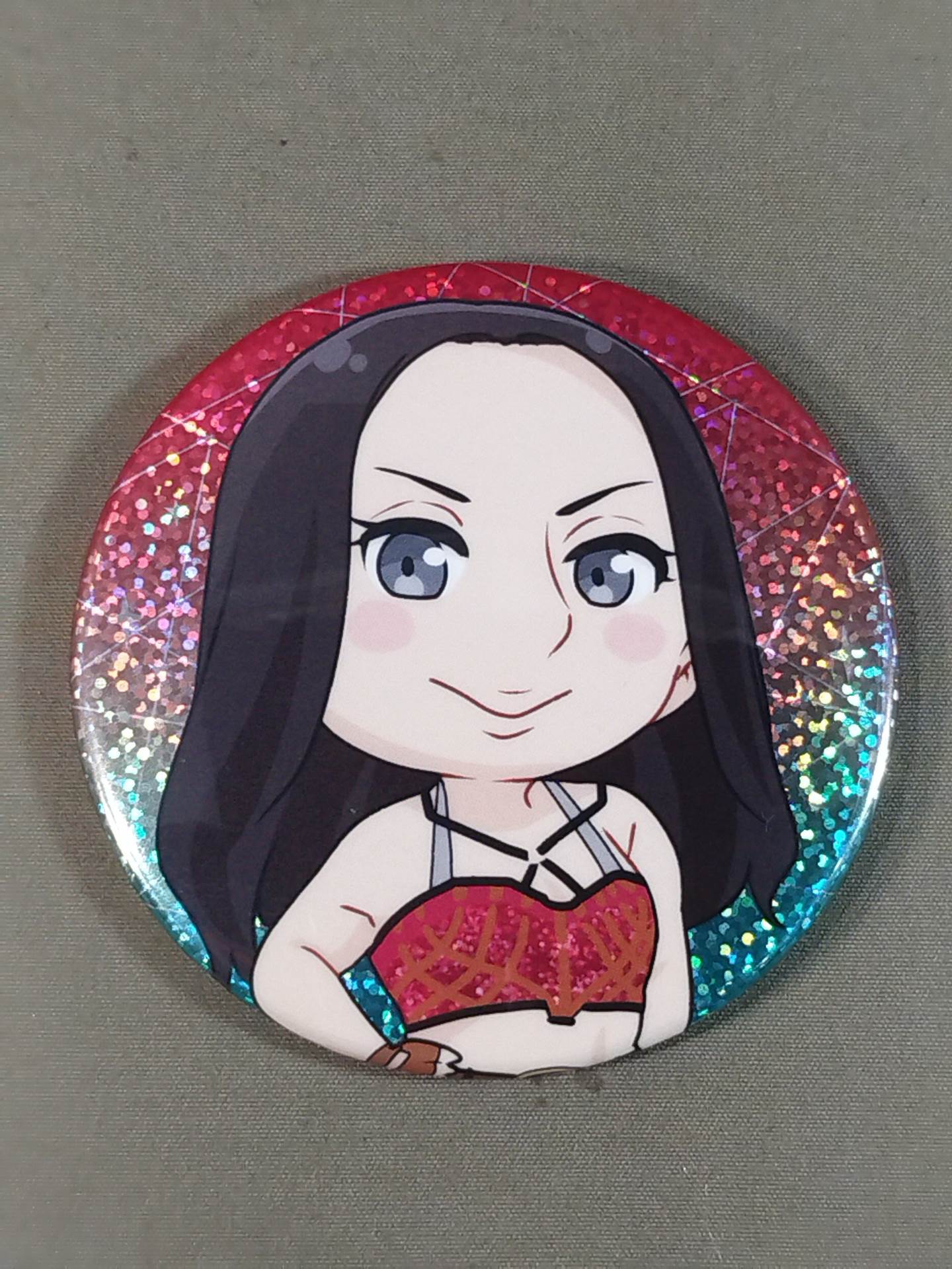 ジーナ ランダムイラスト缶バッジ Illustration byたぬきち