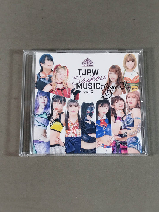【Mizuki  hand signed autograph 】TJPW Saikou MUSIC vol.3