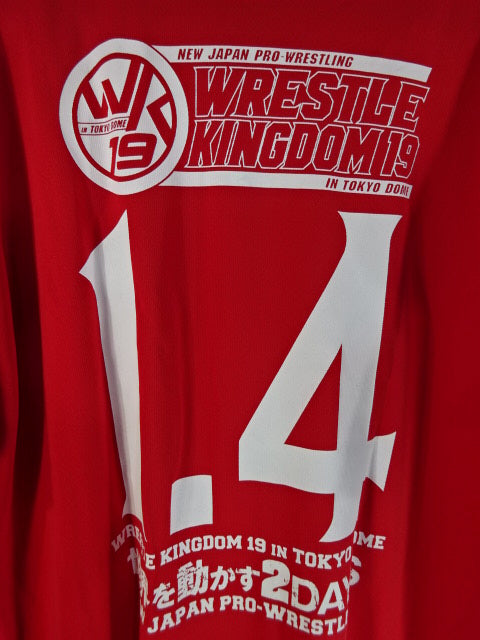 WRESTLE KINGDOM 19 オリジナルベースボールシャツ
