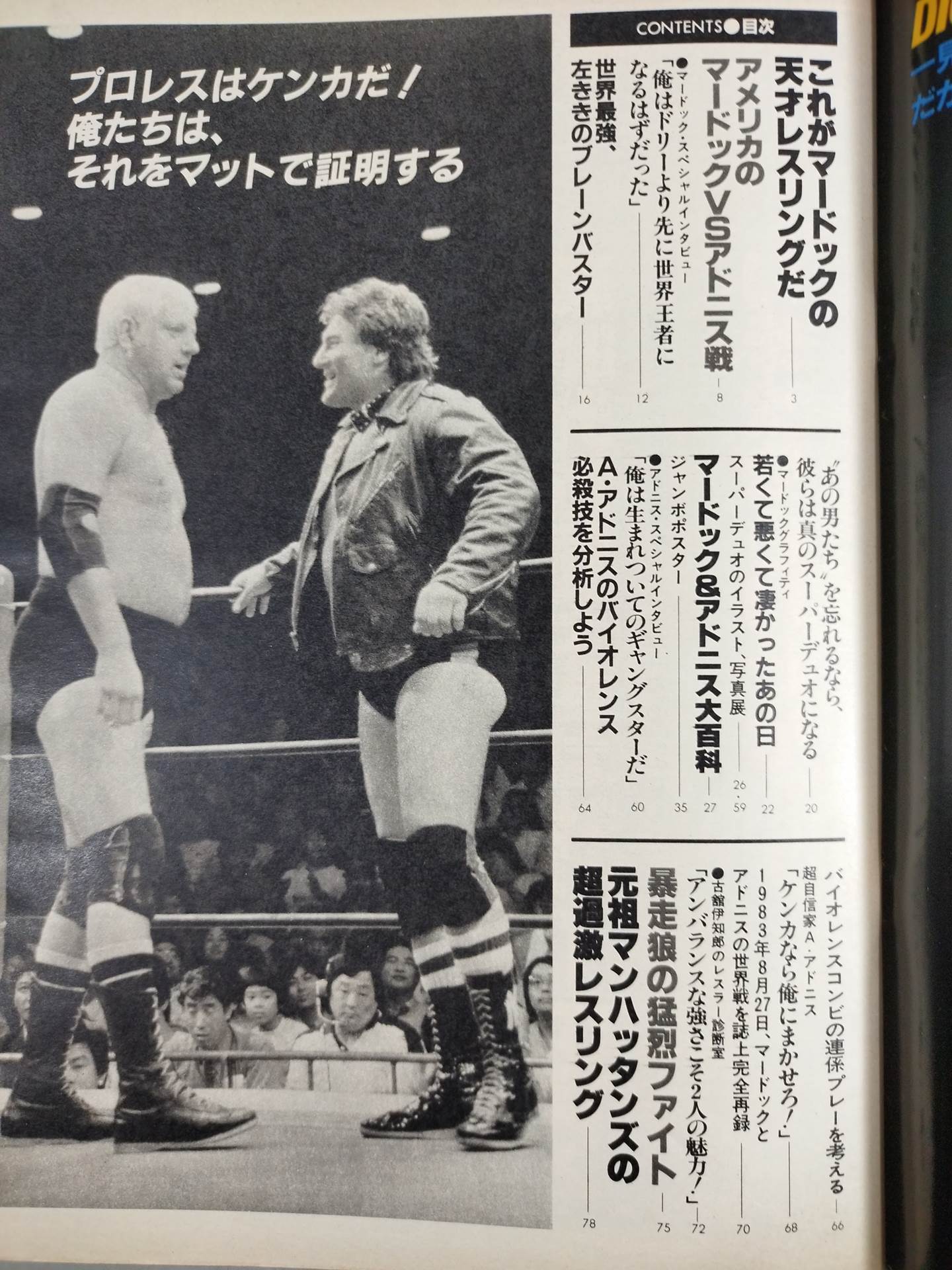 プロレスアルバム44 ディック・マードック&アドリアン・アドニス