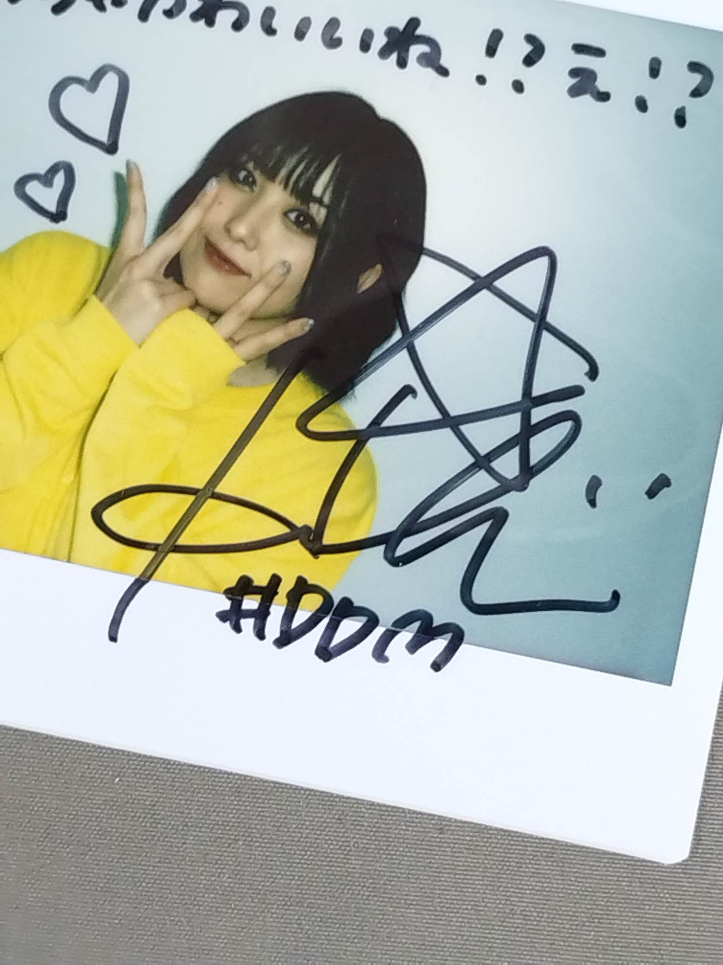 ひめか 直筆サイン入りチェキ(D-6)