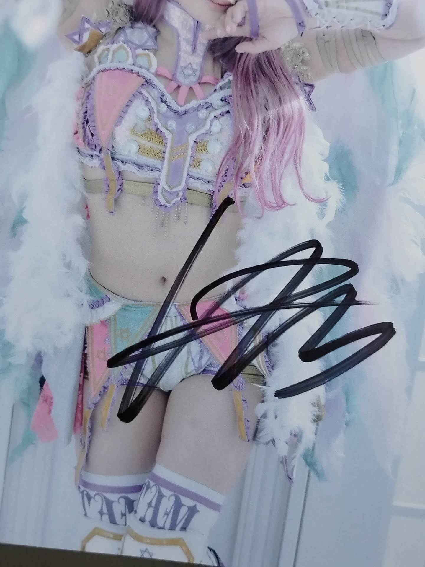 中野たむ 直筆サイン入り スターダムポートレート(B-2)