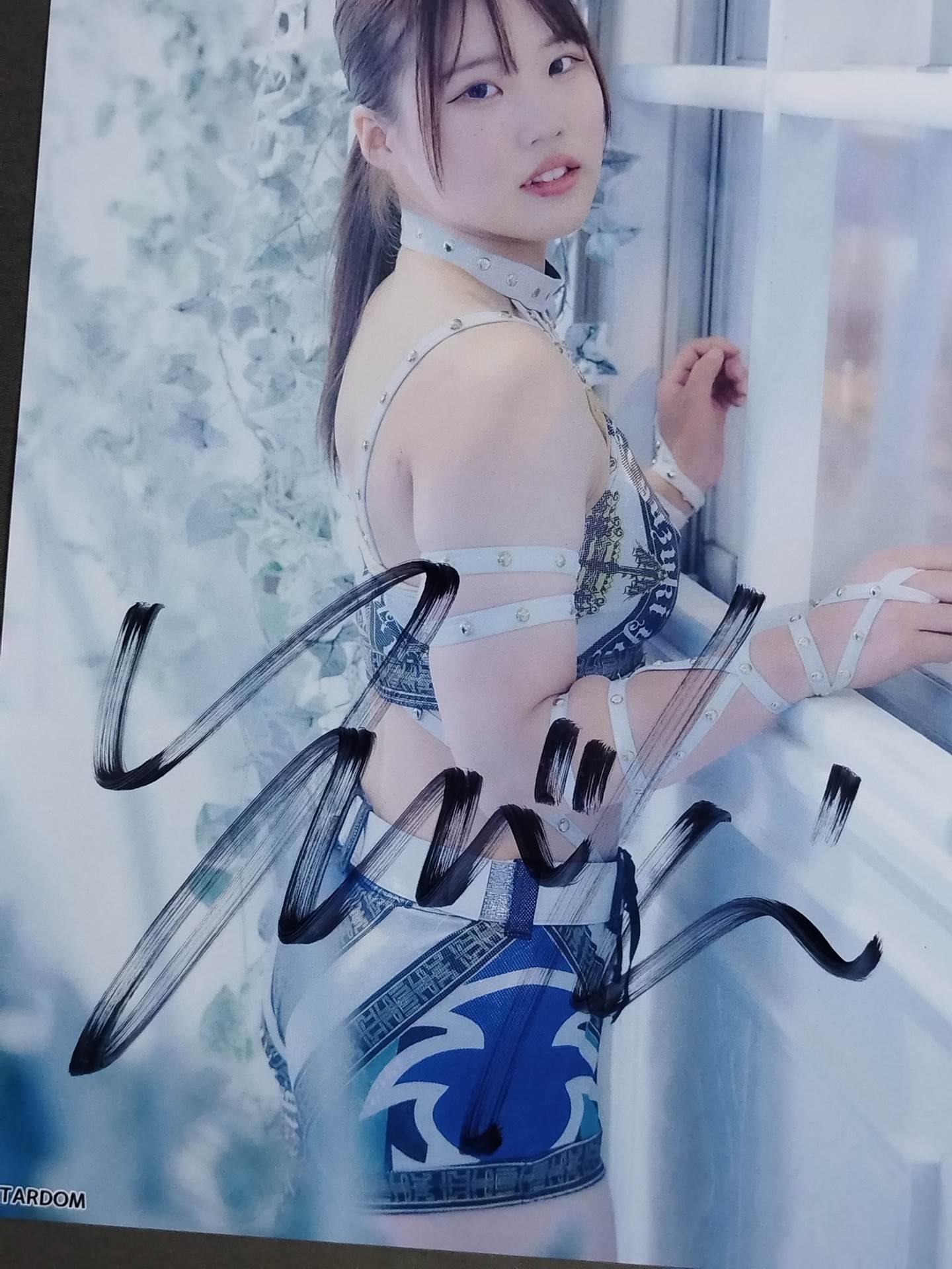 Yumizuki hand signed autograph stardom Pro-Photo (A-4)