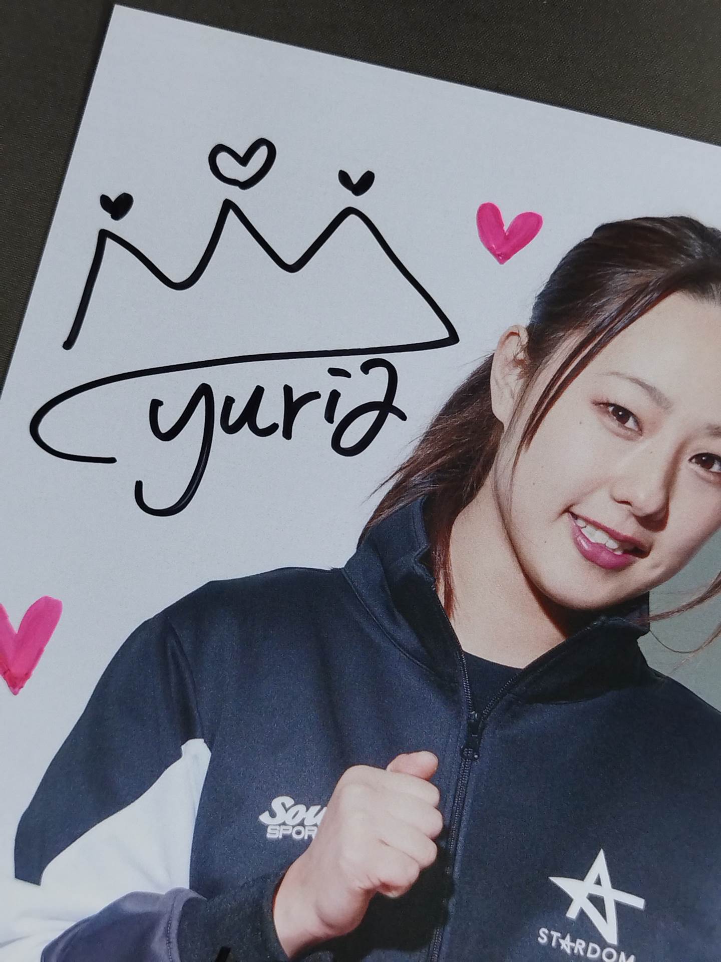 Yuria Hime, hand signed autograph, stardom Pro-Photo (A-3)