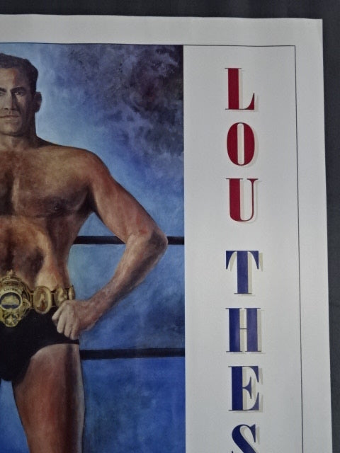 【hand signed autograph】 Lou Thesz Poster