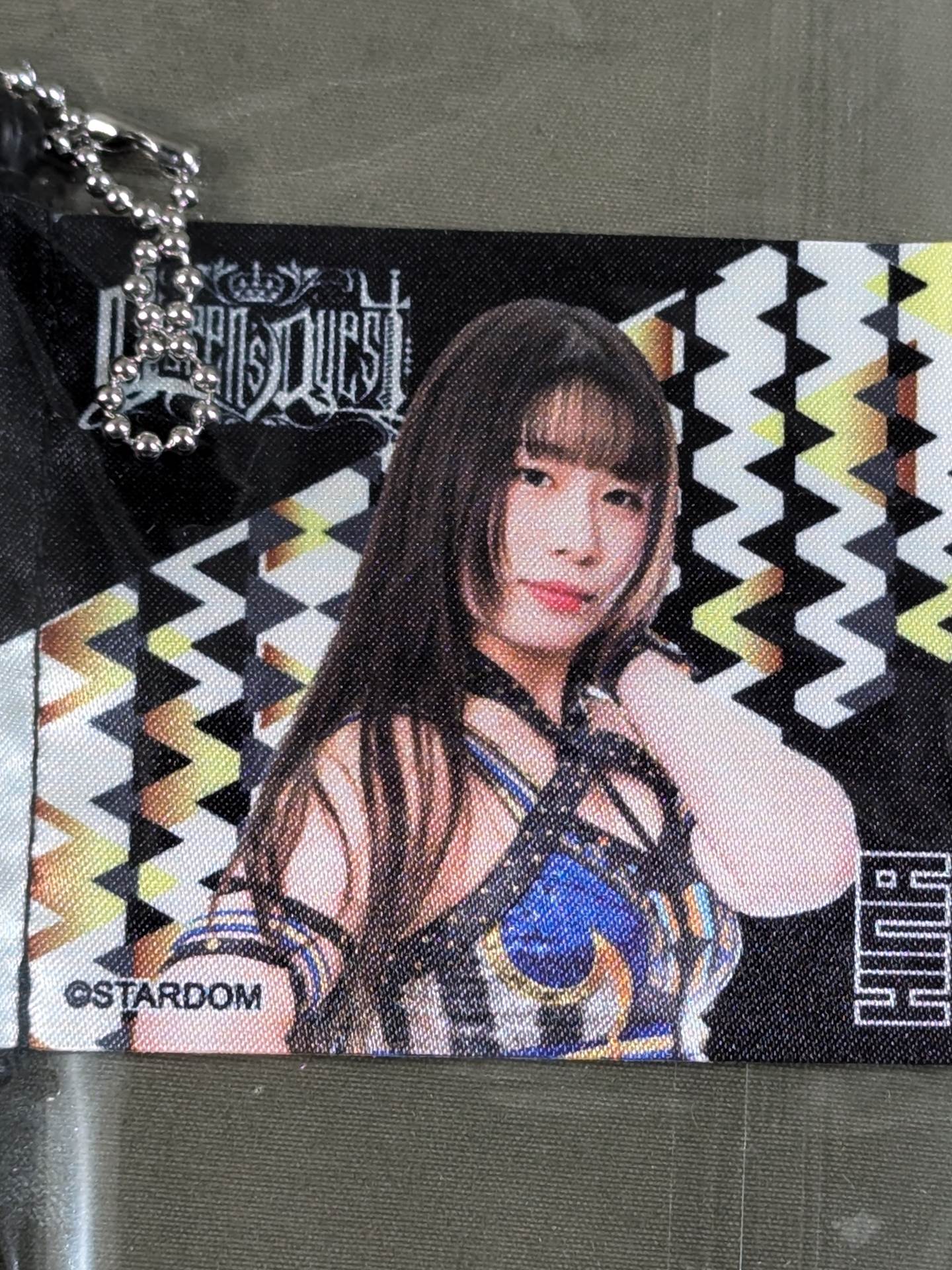 HINA STARDOM×Webpon Flag Keychain