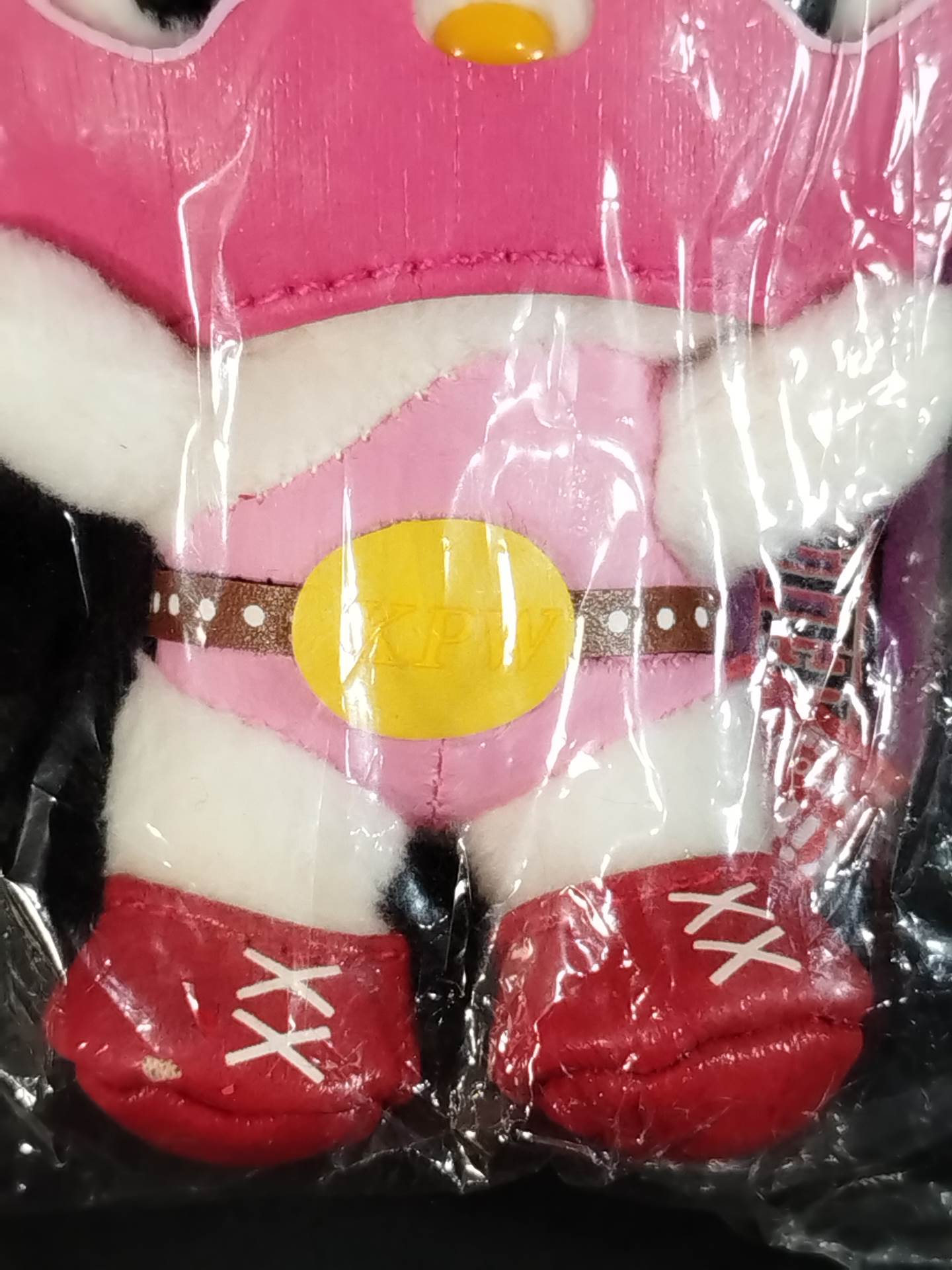 ★ All Japan Pro Wrestling × Hello Kitty ★ Mask Soft Toy Mascot Keychain