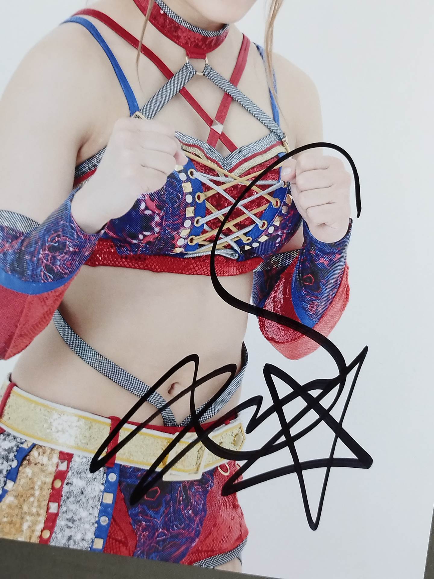 Akari hand signed autograph stardom Pro-Photo (H-1)