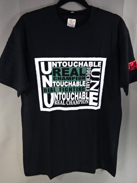 アンタッチャブル REAL CHAMPION Tシャツ①(ブラック)