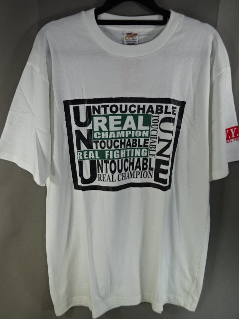 アンタッチャブル REAL CHAMPION Tシャツ②(ホワイト)