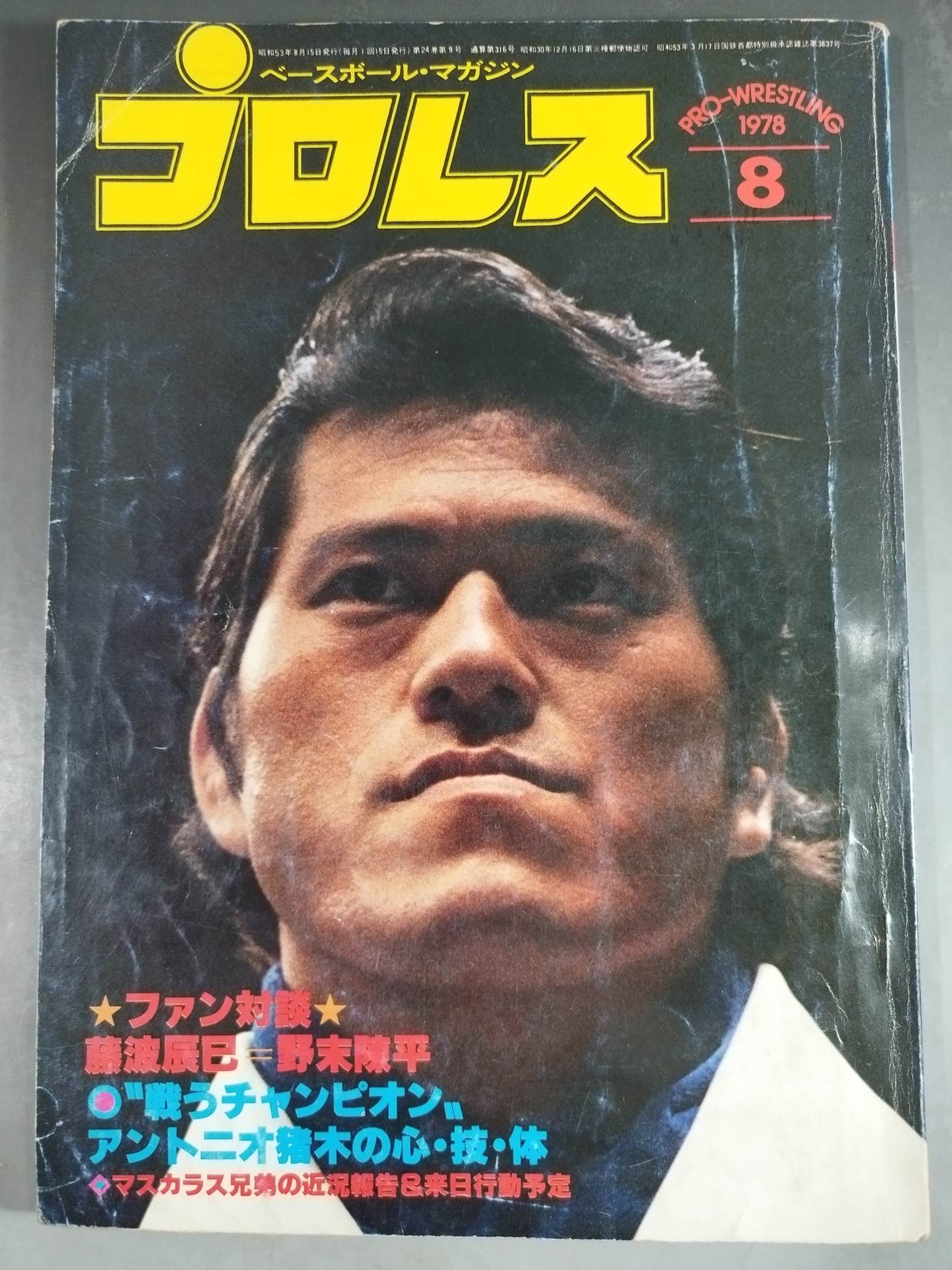 Monthly Pro Wrestling August 1978 issue