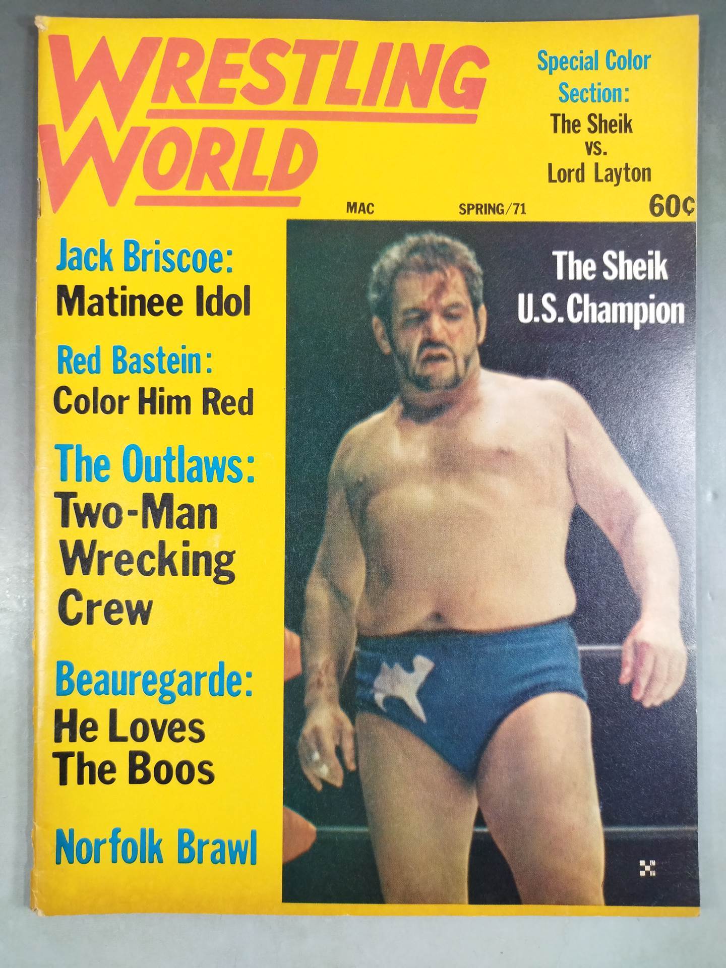 Wrestling WORLD 1971 SPRING