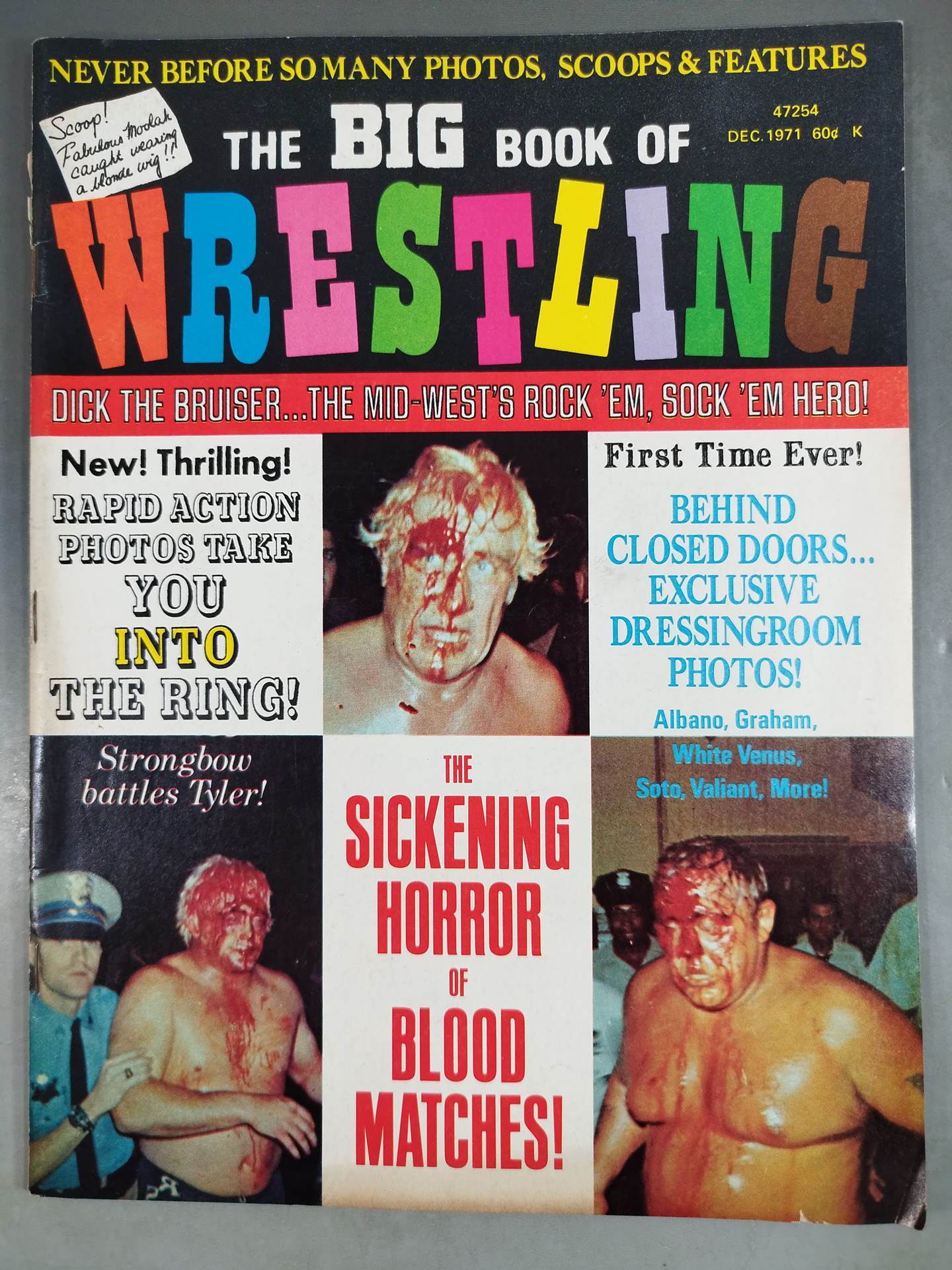 THE BIG BOOK OF Wrestling December 1971 issue