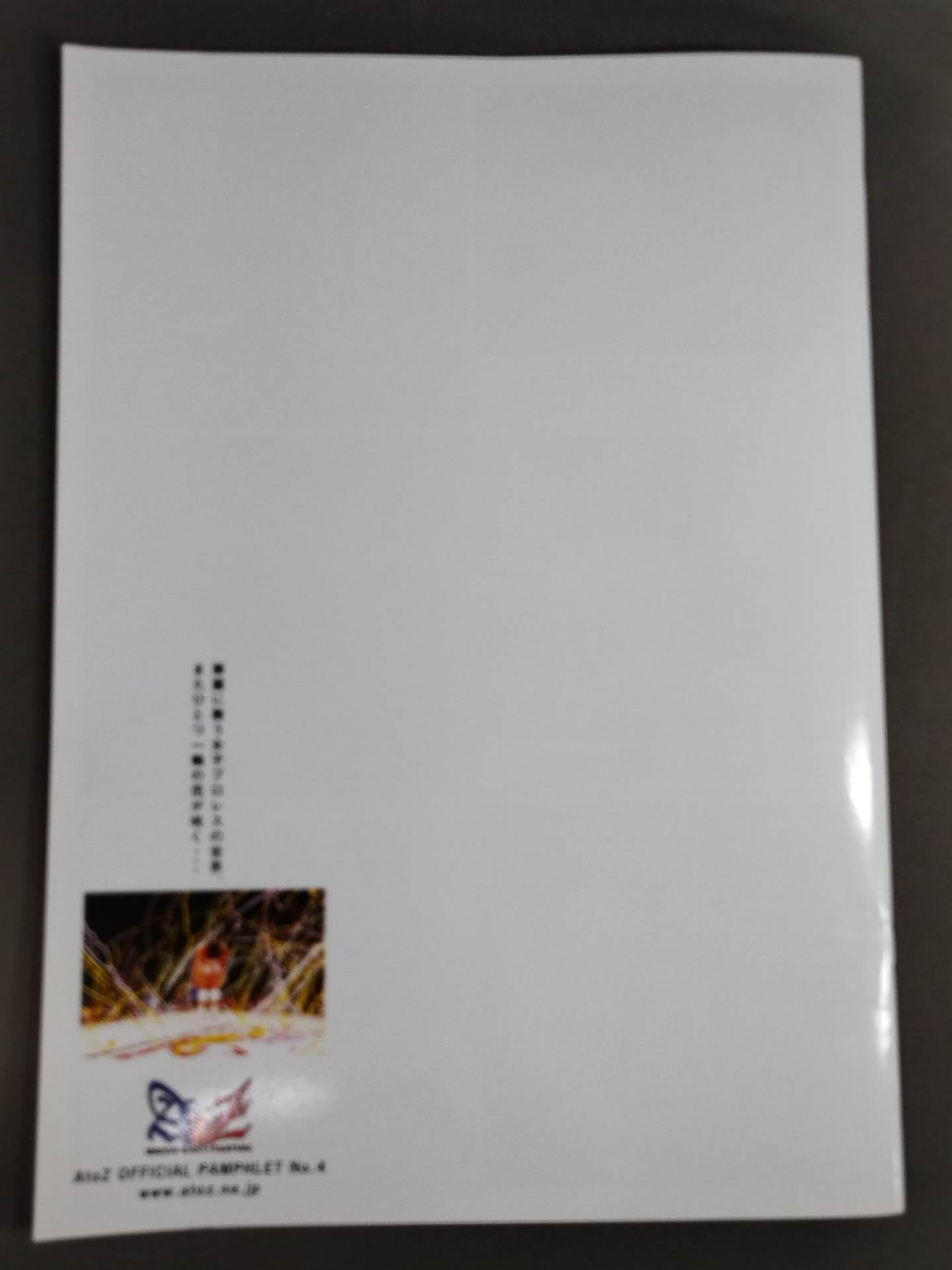 [2 fighters hand signed autograph 】AtoZ / Official Pamphlet No.4