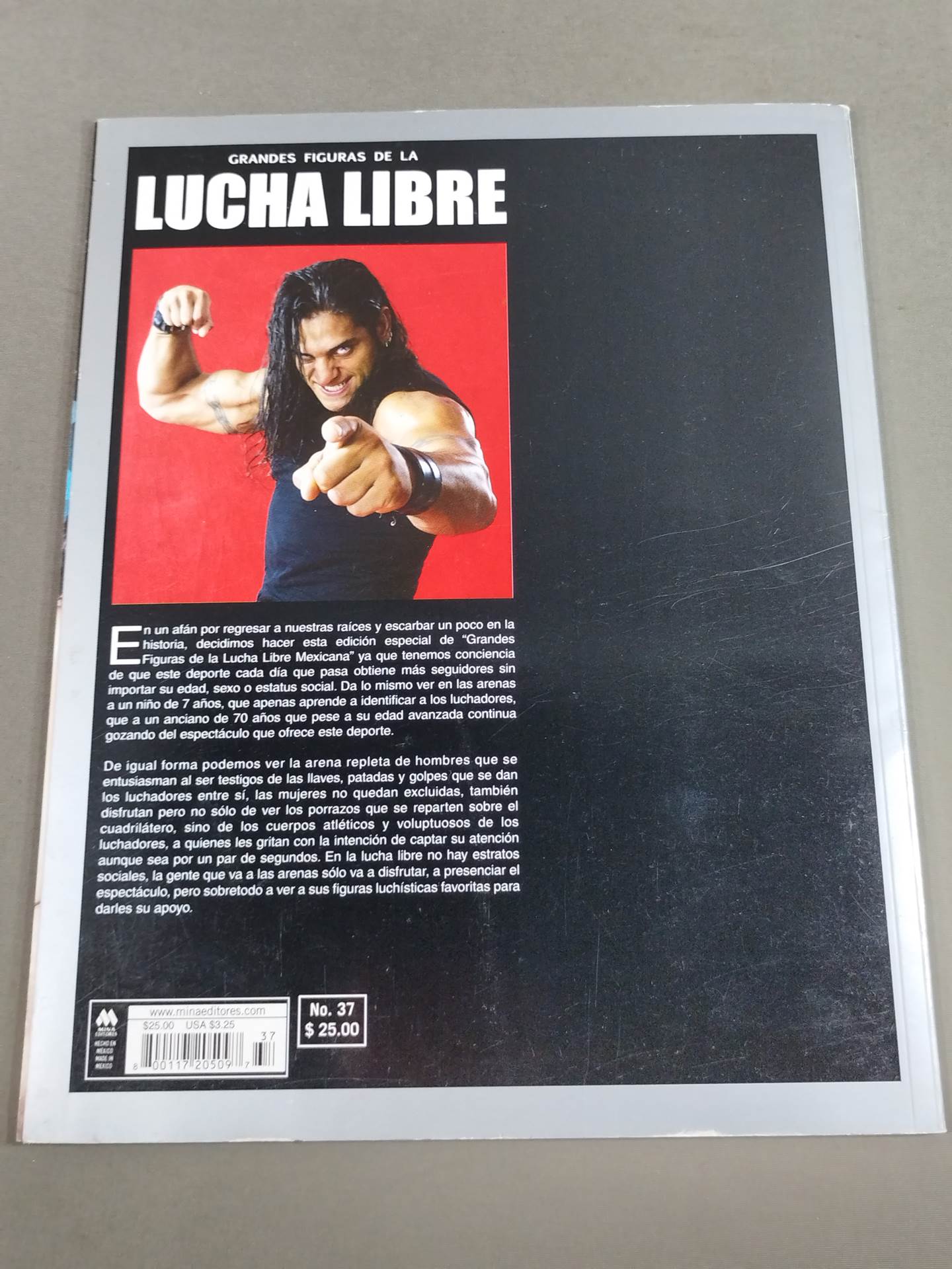 GRANDES FIGURAS DE LA LUCHA LIBRE NUMERO 37