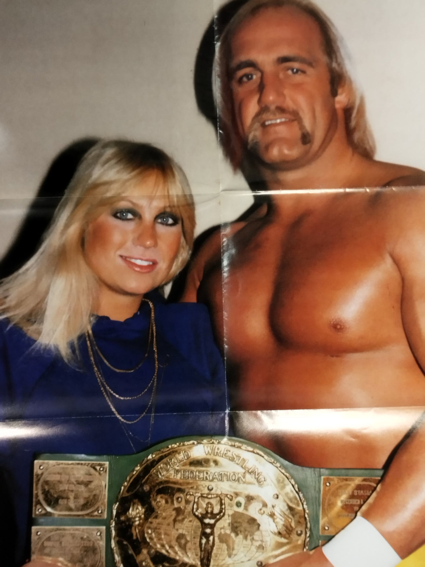 ハルク・ホーガン&リンダ 雑誌付録ポスター