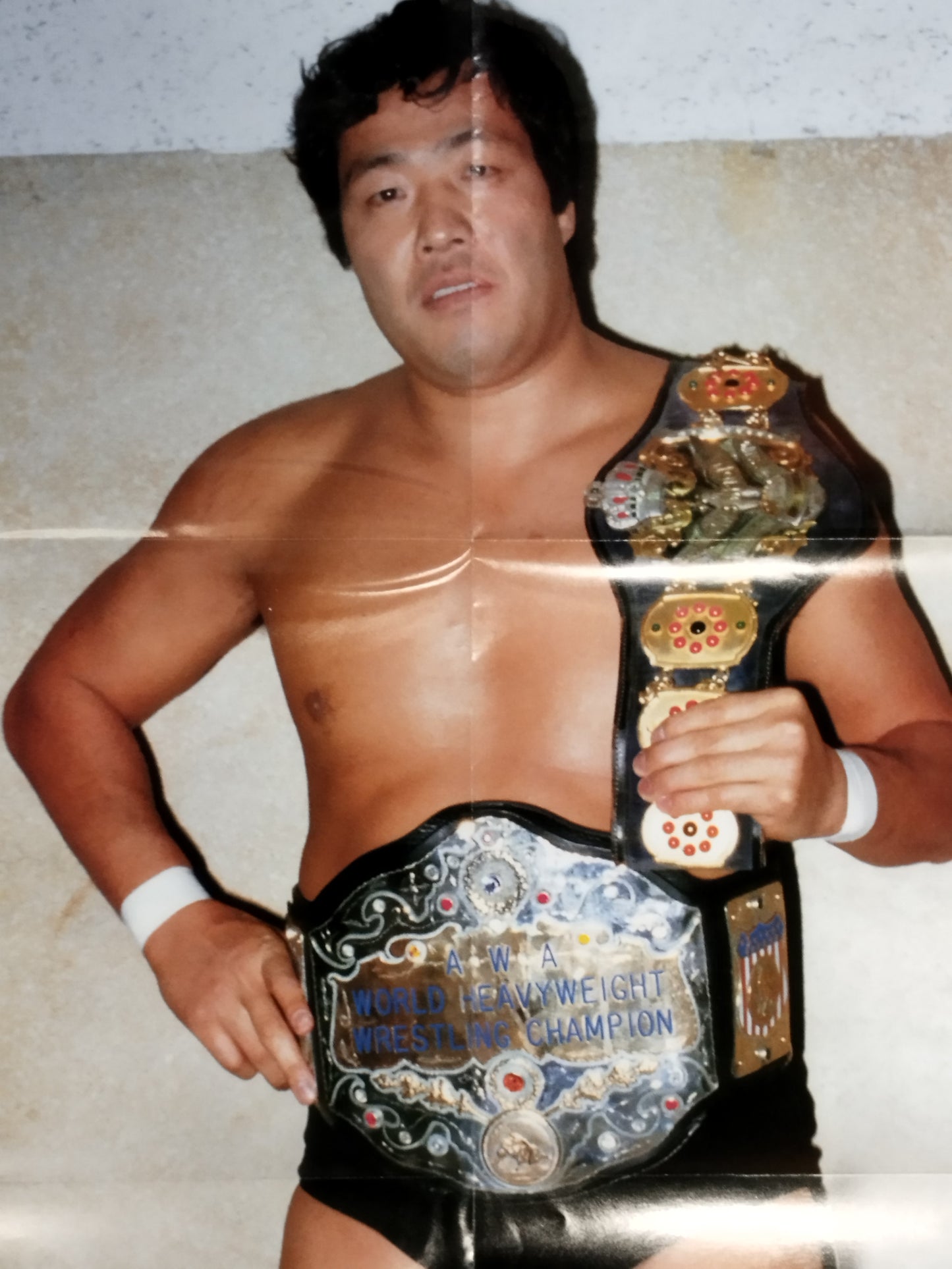 ジャンボ鶴田 雑誌付録ポスター