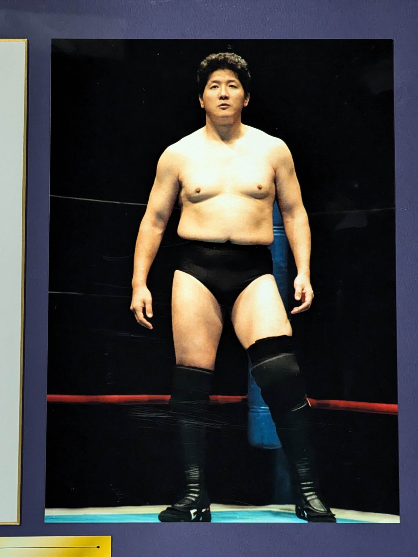 前田日明 メモリアルパネル(手形入りサイン色紙&写真)