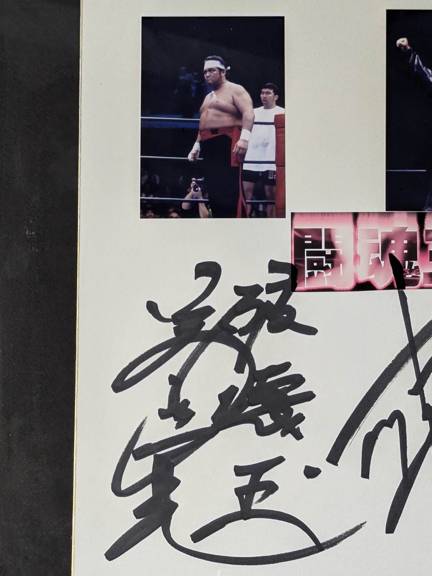 ★ Fighting Spirit Three Musketeers ★ Shinya Hashimoto & Masahiro Chono &Muto Keiji ( photo paste)