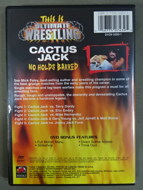 ★THIS IS ULTIMATE WRESTLING★ CACTUS JACK NO HOLDS BARRED