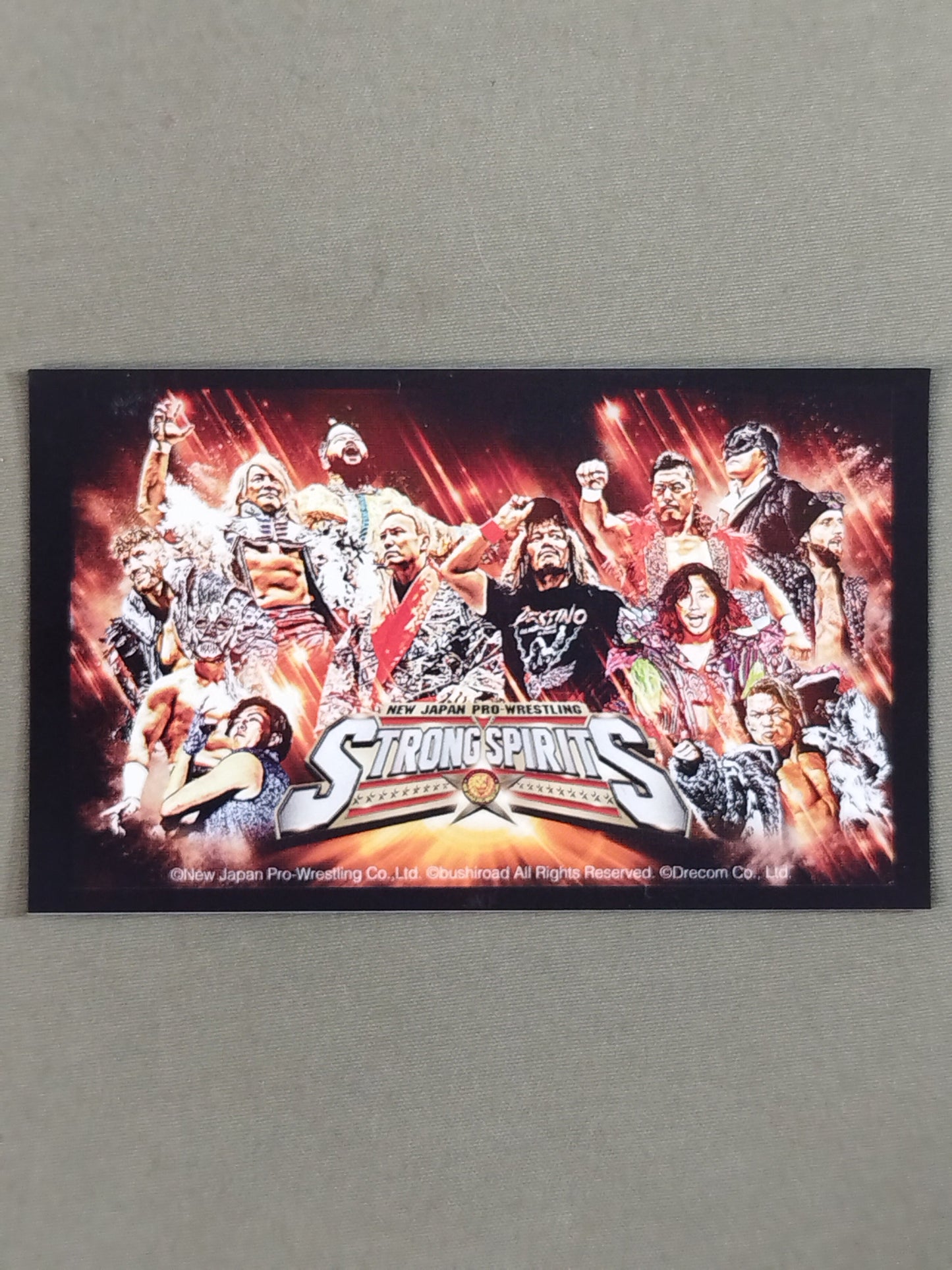 新日本プロレス「STRONG SPIRITS」ステッカー