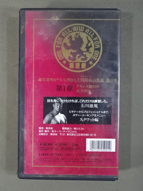 ★SUB-MISSION MASTER★ 藤原喜明の関節技道 Vol.1