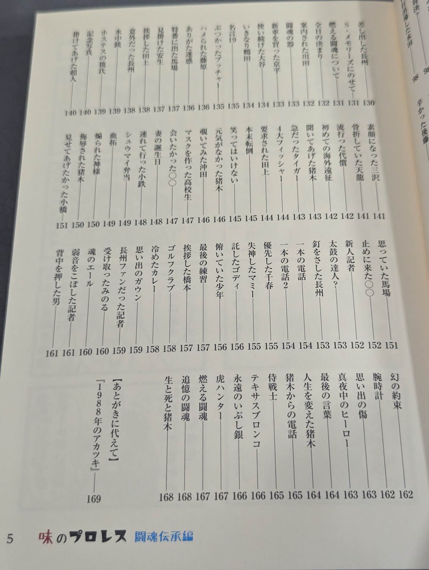 味のプロレス 闘魂伝承編