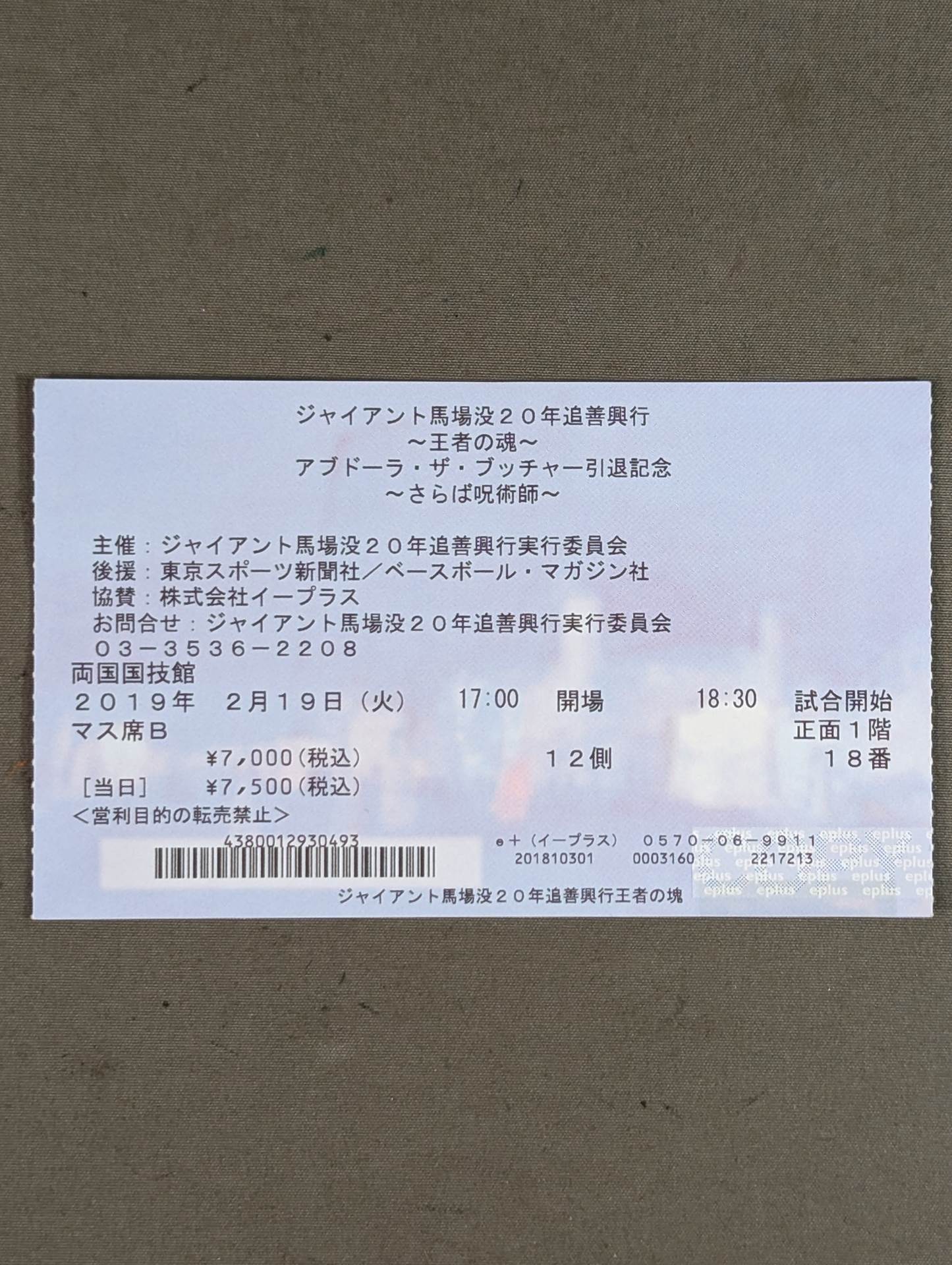 ジャイアント馬場没20年追善興行 ~王者の魂~