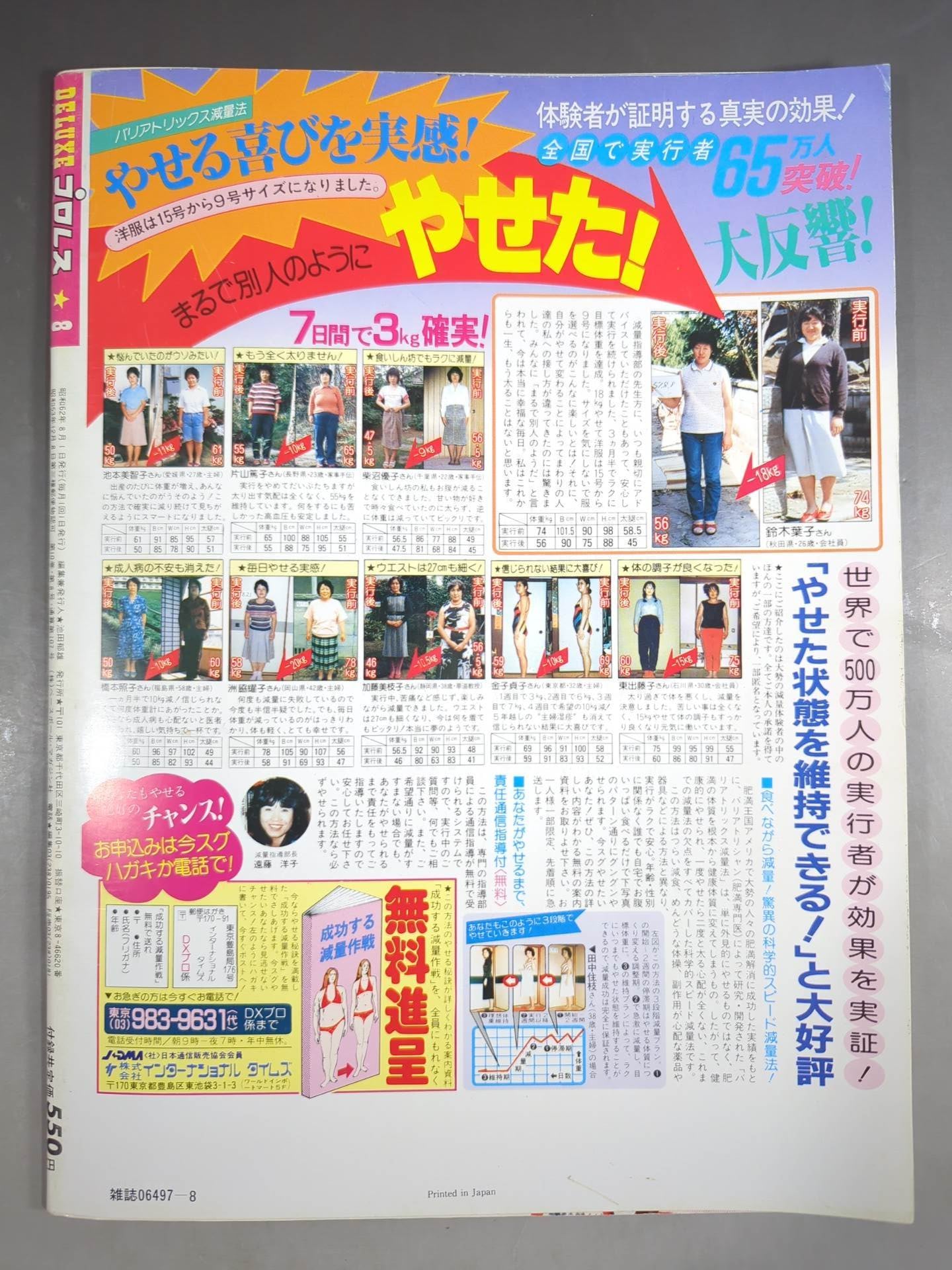 デラックスプロレス 1987年8月号