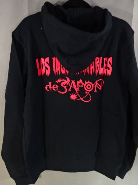 L.I.J Zip hoodie (7) (2020 / Black×Red)
