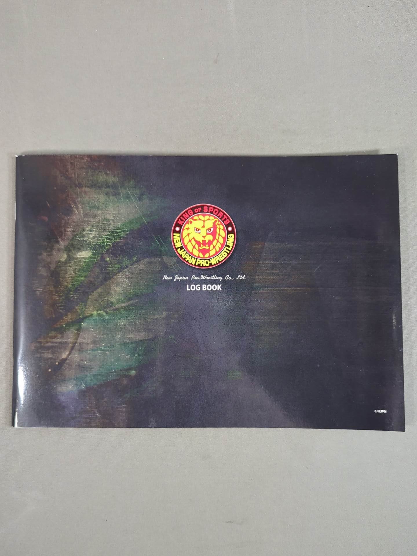 New Japan Pro Wrestling  Original Logbook