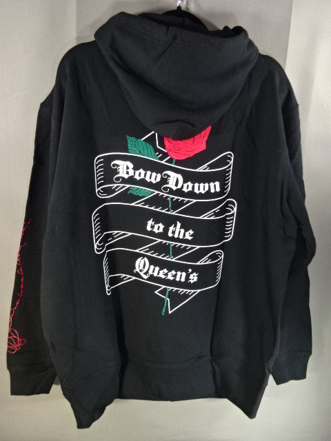 HTML ZERO3×STARDOM Utami Hayashishita Collaboration Pullover hoodie (1) (black)