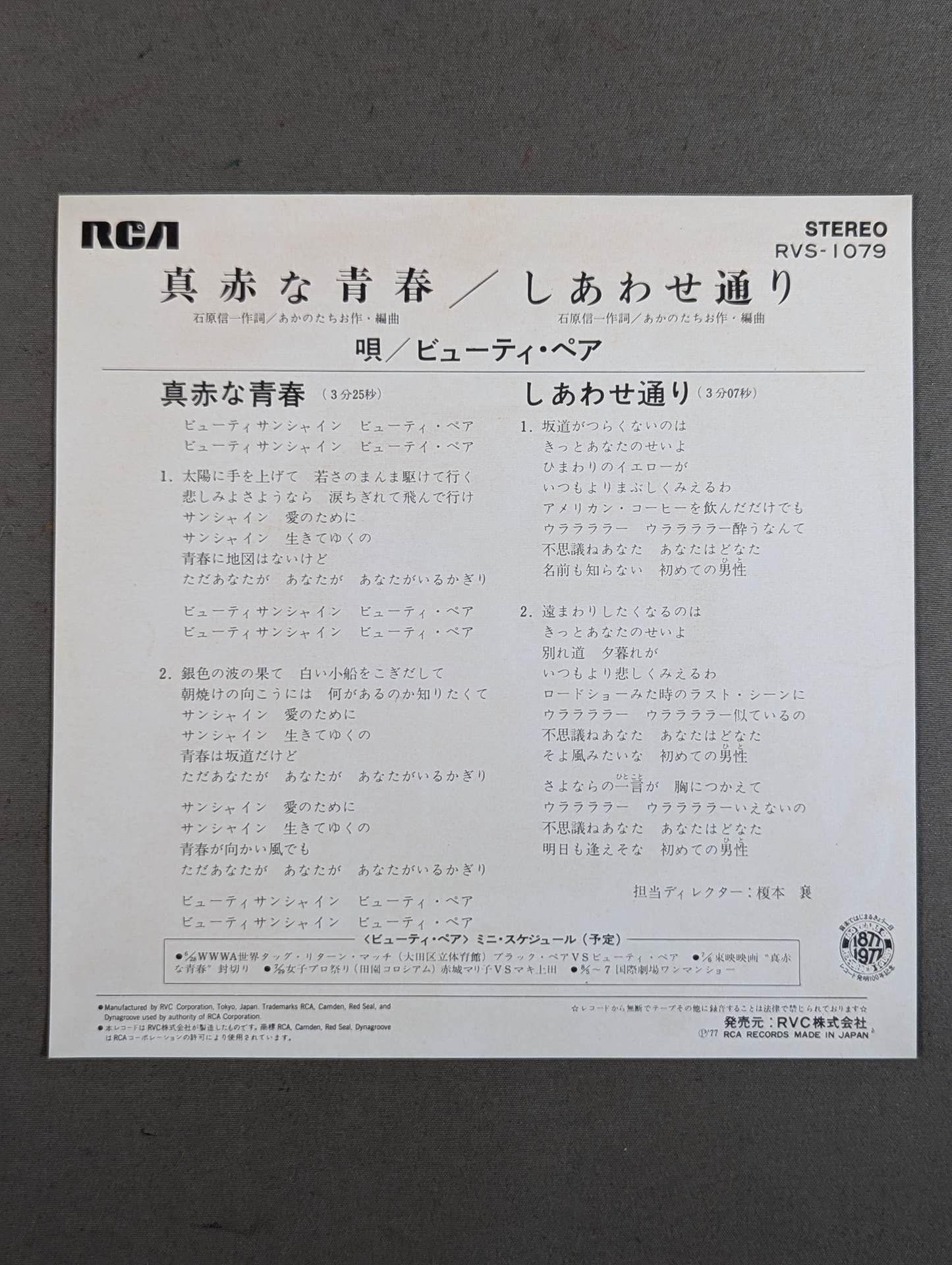 真赤な青春 ビューティ・ペア