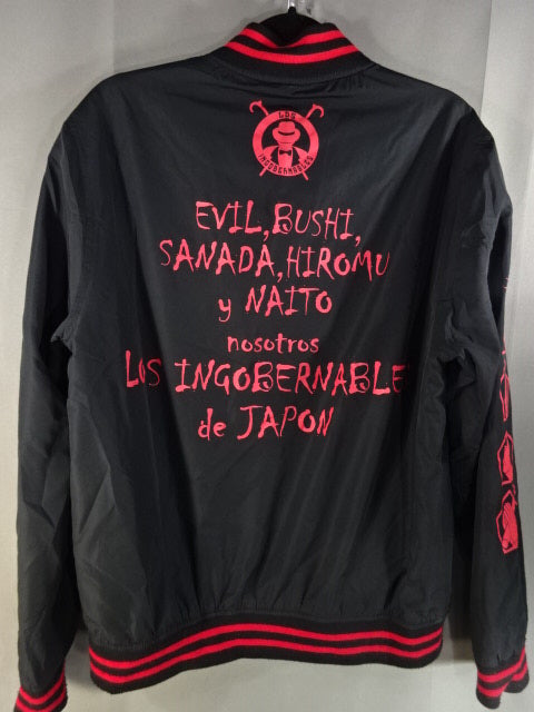 L.I.J. Lightweight Stadium zip-up jacket (2)(Black×Red)