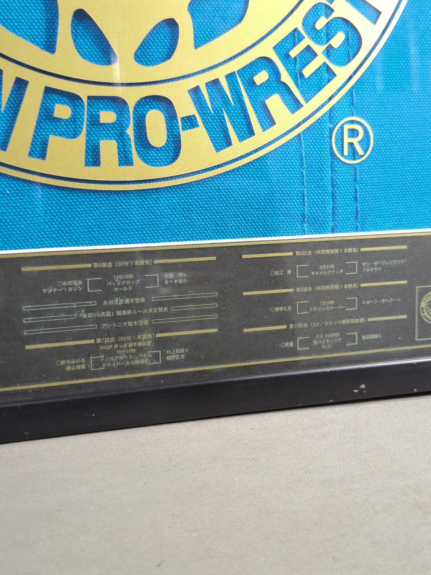New Japan Pro Wrestling 【2004.05.03 NEXESS TOKYO DOME】 worn by him ring mat