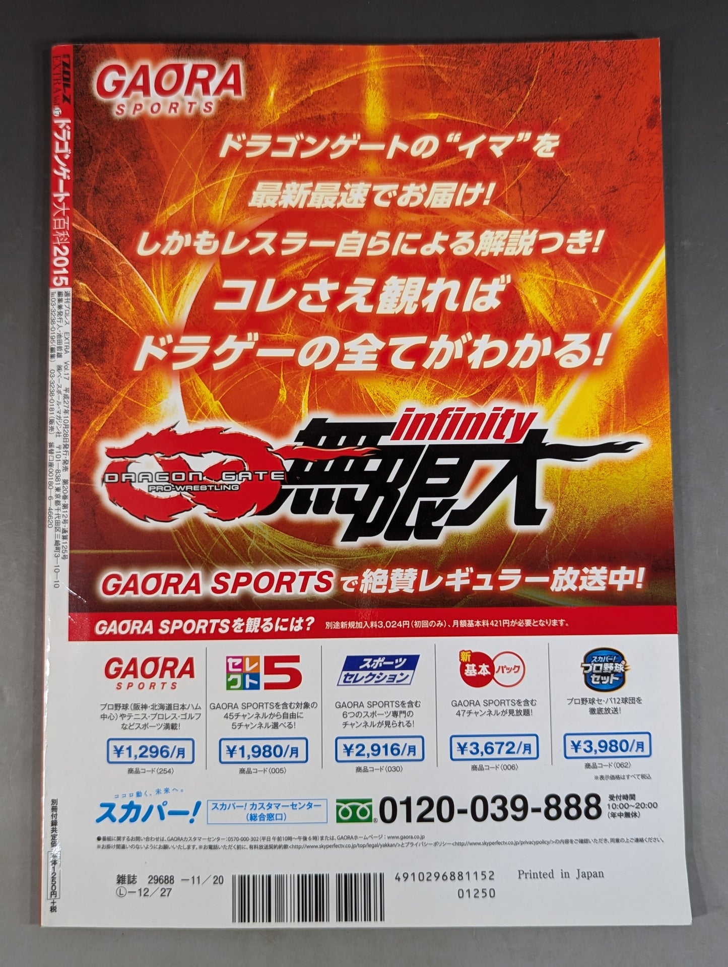 週刊プロレス別冊125 ドラゴンゲート大百科2015