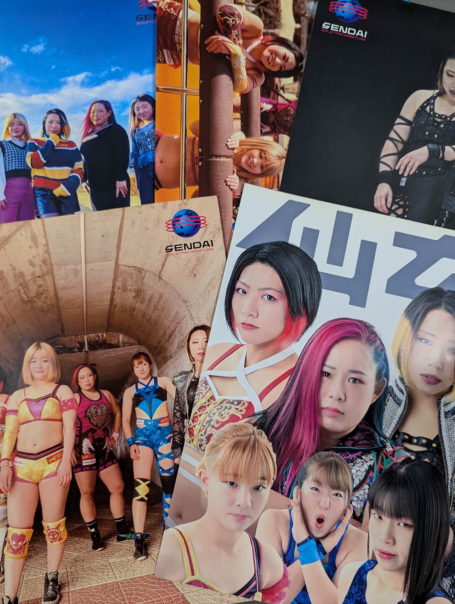 センダイガールズプロレスリング 直筆サイン入りポートレートセット