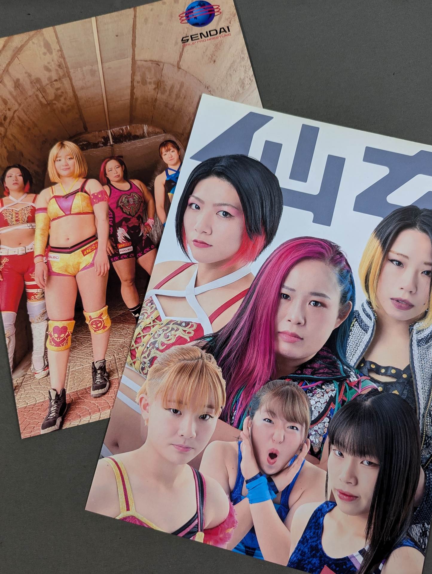センダイガールズプロレスリング 直筆サイン入りポートレートセット