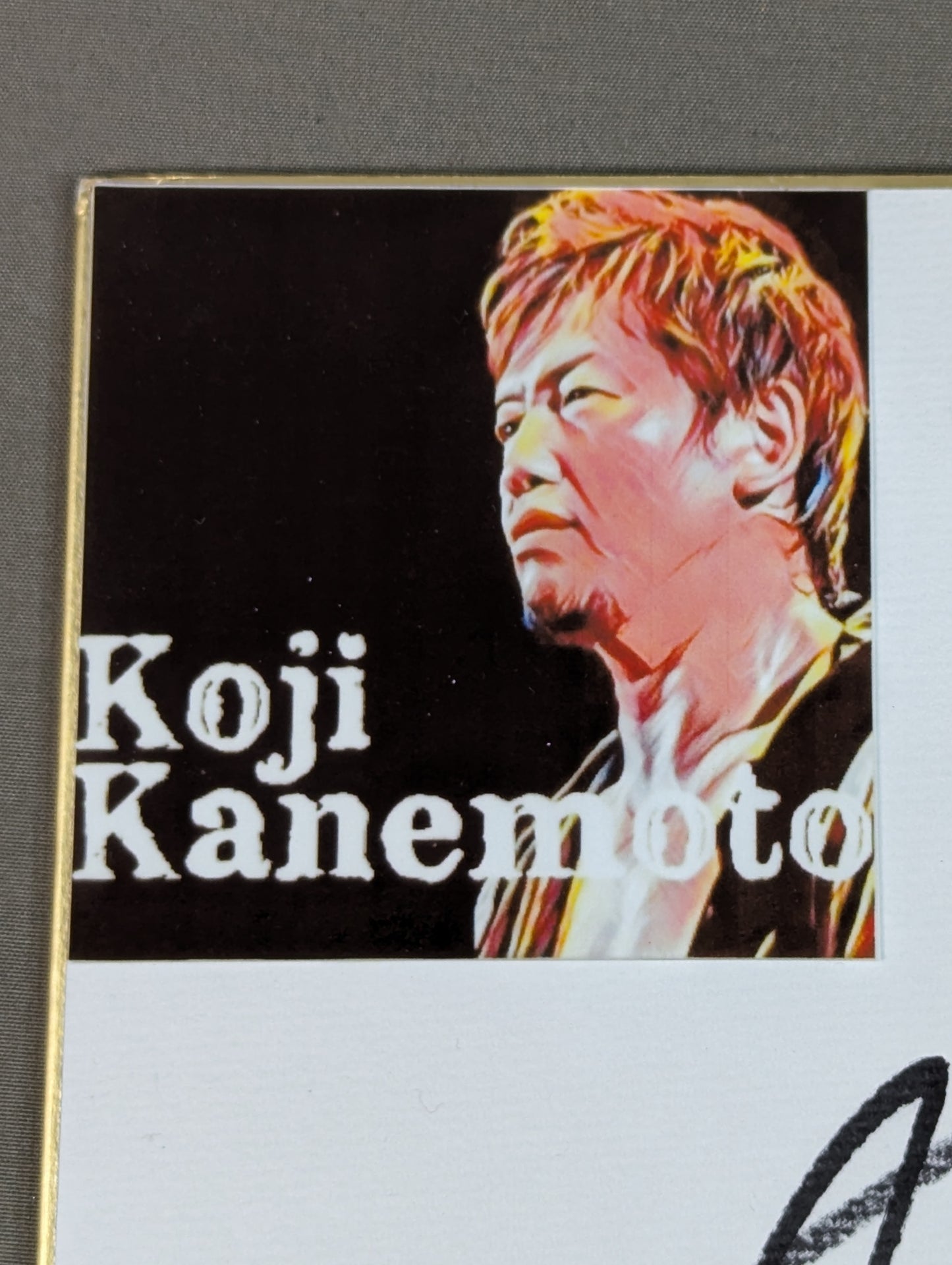 金本浩二(ブロマイド貼付)