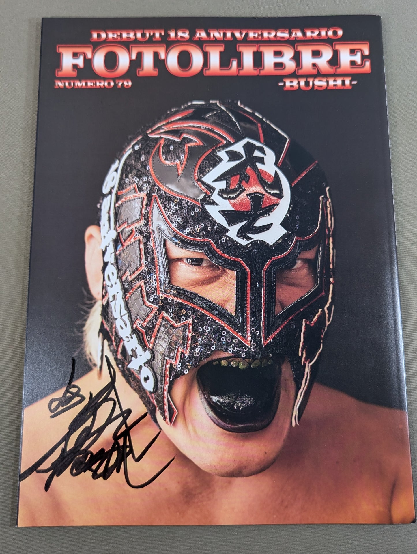 【BUSHI 直筆サイン入り】FOTOLIBRE de Mascara Numero.79