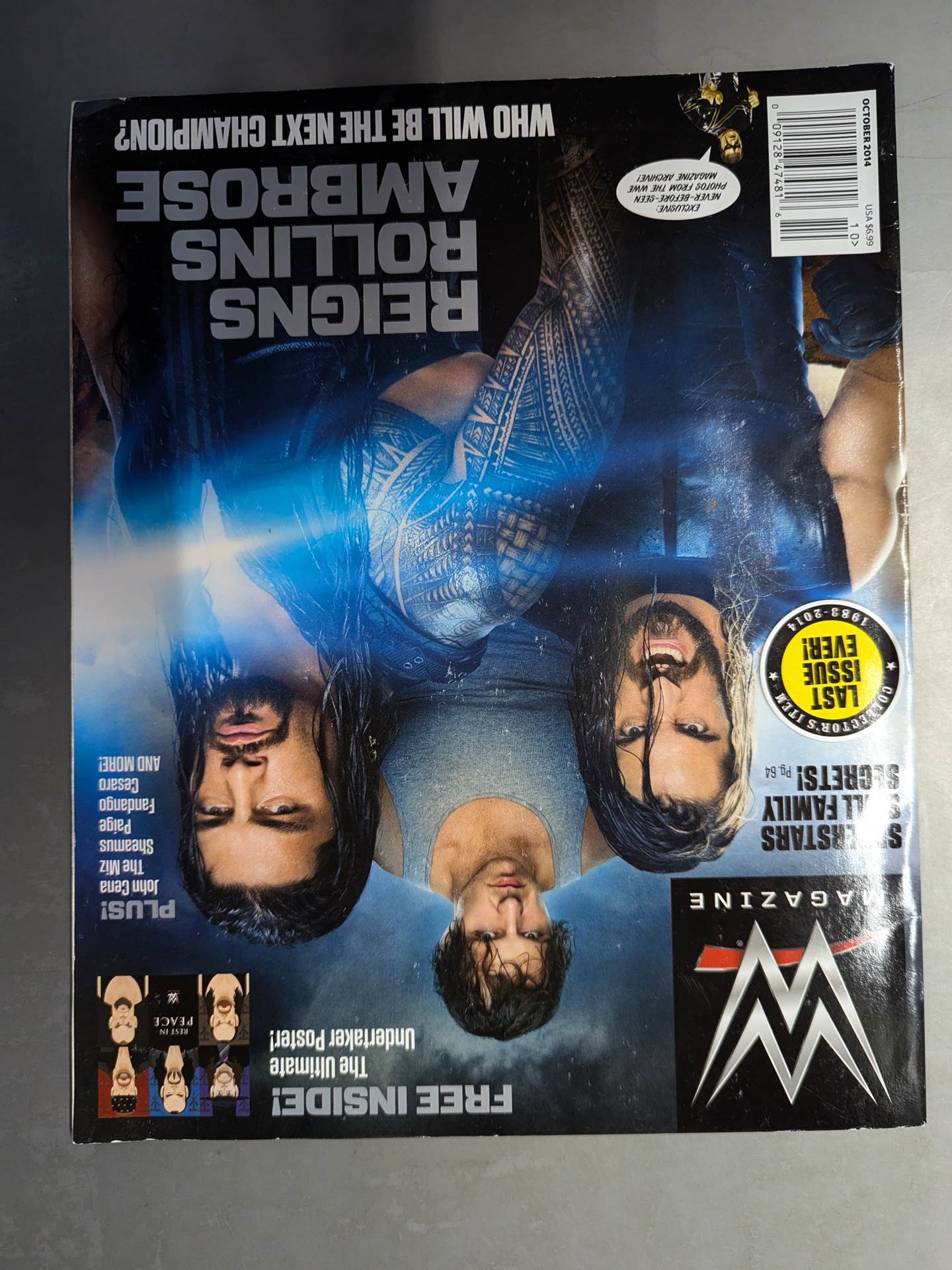 WWE MAGAZINE 2014年10月号