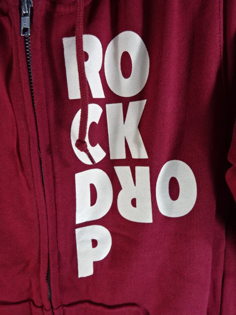 Hiroyo Matsumoto ROCK DROP Zip Hoodie (1) (Burgundy)