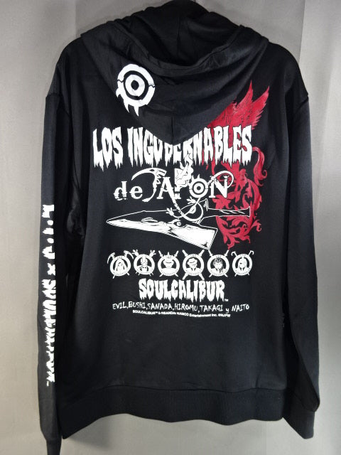 L.I.×J. Soul Calibur Hooded Dry Jersey (1) (Black× White)