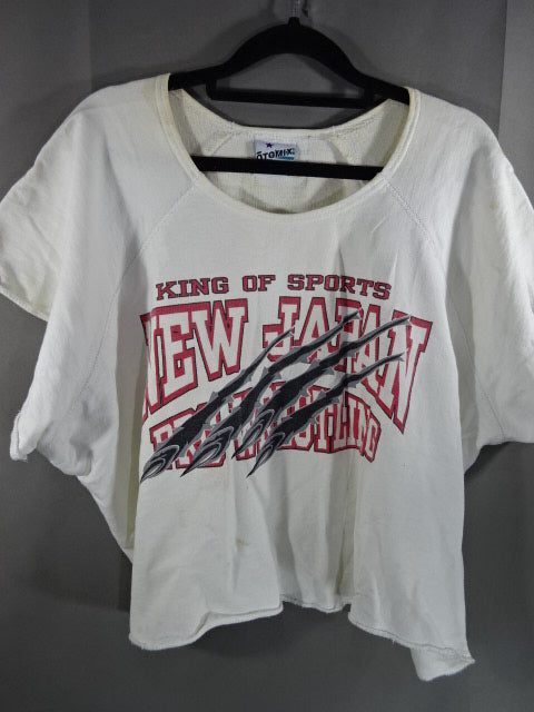 NEW JAPAN KING of Sports Rug Top (2) (White)