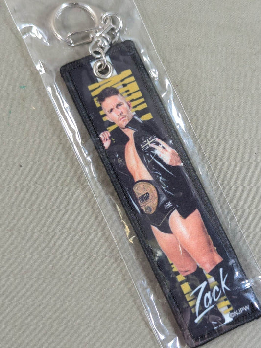 ★ New Japan Pro Wrestling lottery ★ Zack Sabre Jr . Tag Keychain